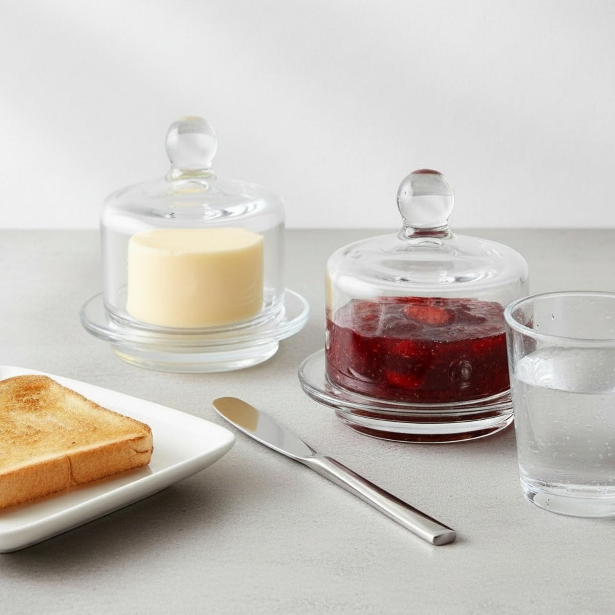 Dicunoy butter dish used for tapenade serving