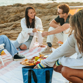 Dicunoy camping stemmed wine glasses designed for rugged use.