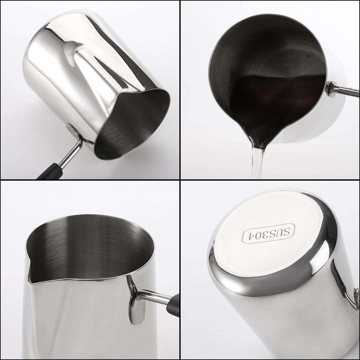 Dicunoy set of two pots on kitchen counter ready