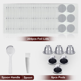 Didaey foil lids 204-pack ensuring airtight seals for reuse