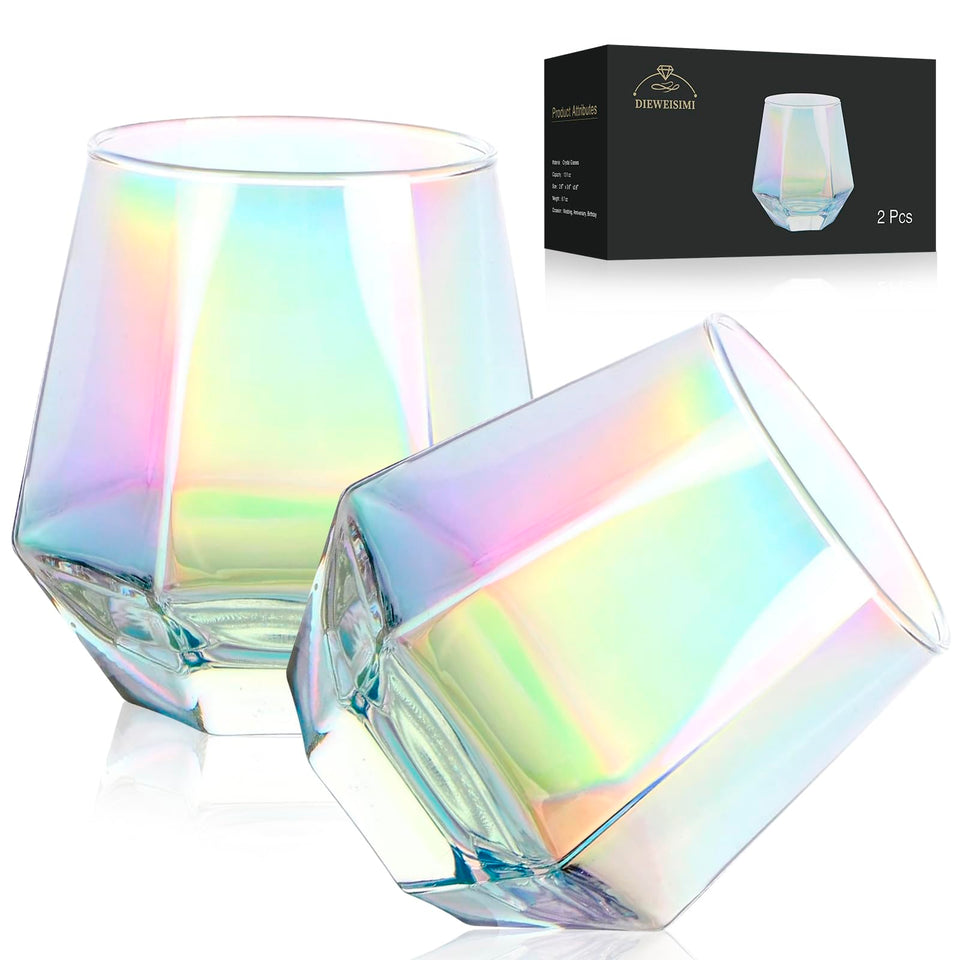 DIEWEISIMI iridescent surface shimmers, ideal for chic entertaining.