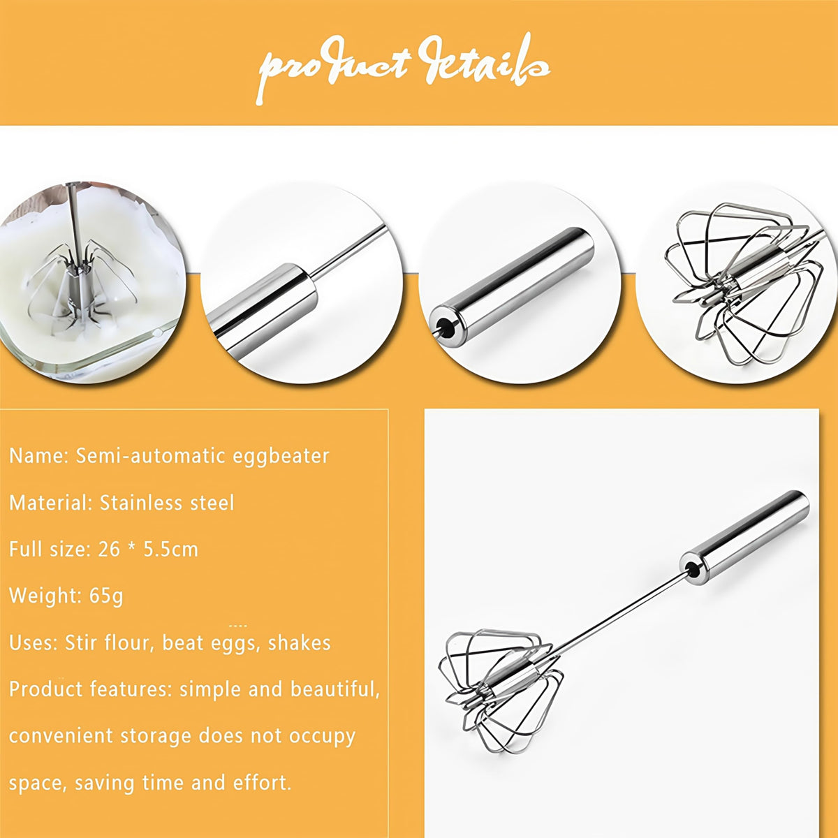 Digead whisk doubles as milk frother and versatile kitchen tool.