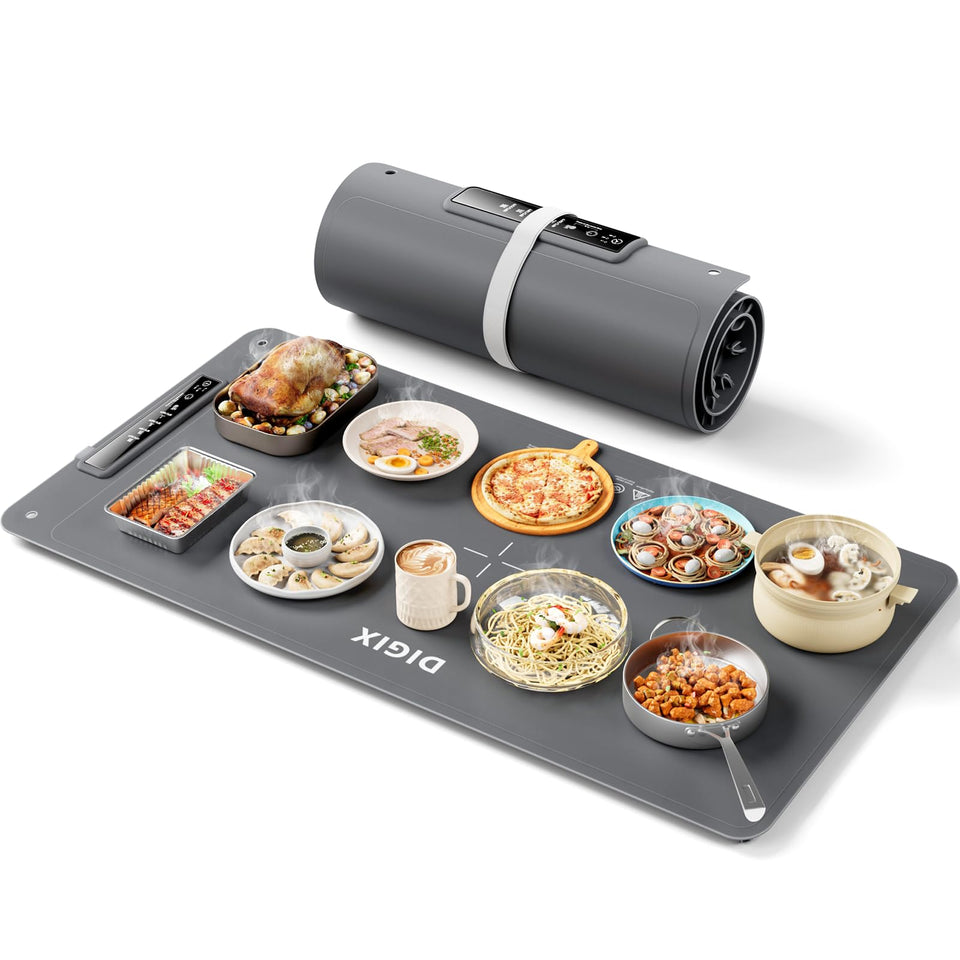DIGIX Food Warming Mat extralarge 36x16 surface heats evenly for buffet service.