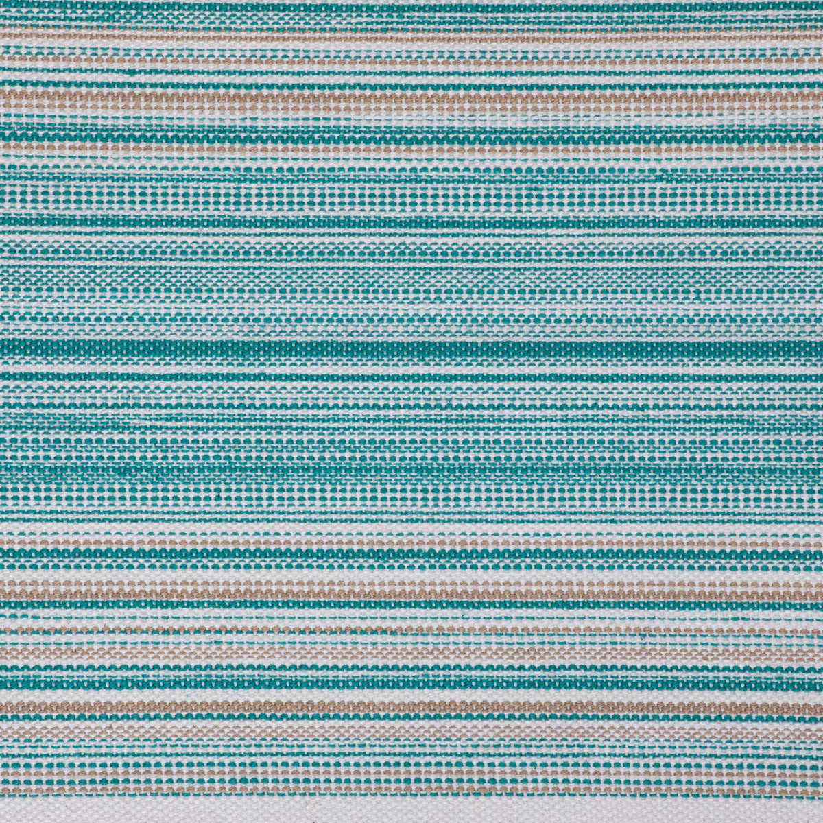 DII teal table runner enhances casual dining ambiance