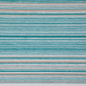 DII teal table runner enhances casual dining ambiance