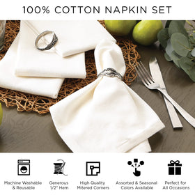 DII napkins on a casual dining table setting