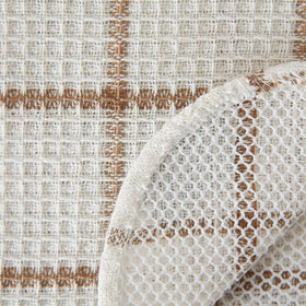 DII Windowpane dishcloths close-up of the white stone stripe design.