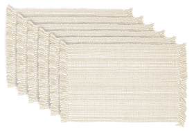 DII variegated placemats 13x19 off-white add texture to everyday dining.