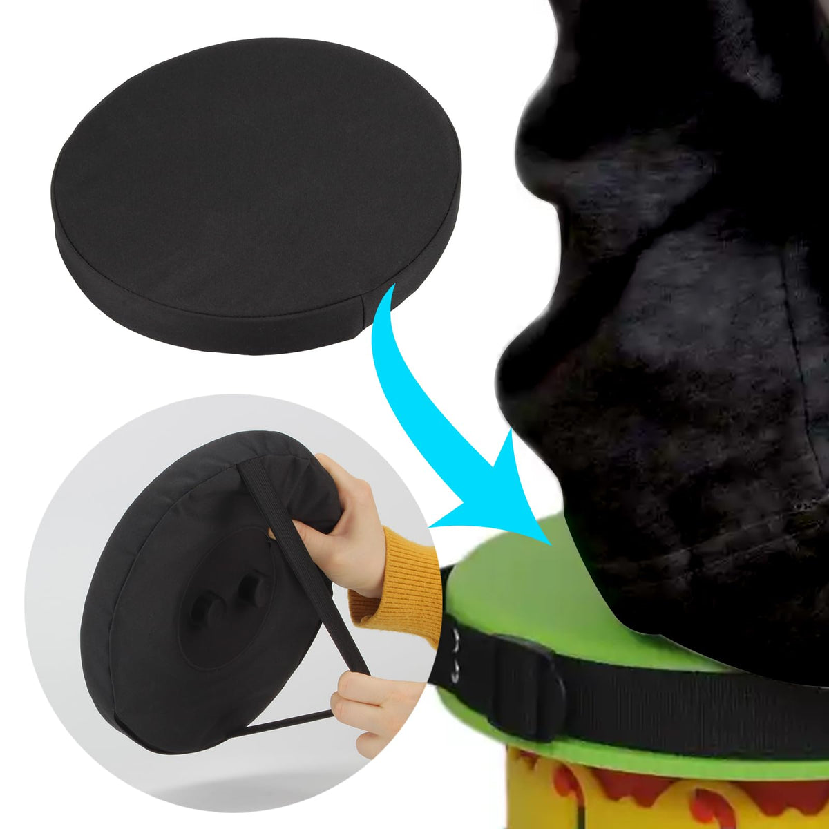 DIICCYO memory foam core provides comfortable support for long sittings