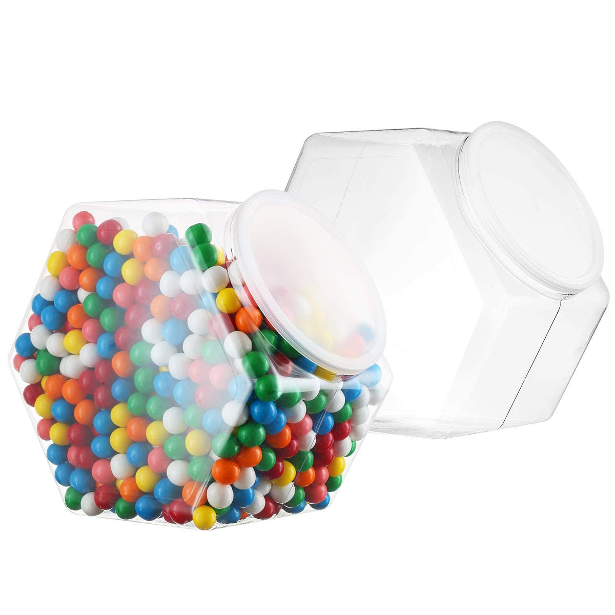DilaBee space-saving hexagon design fits on shelves and countertops.