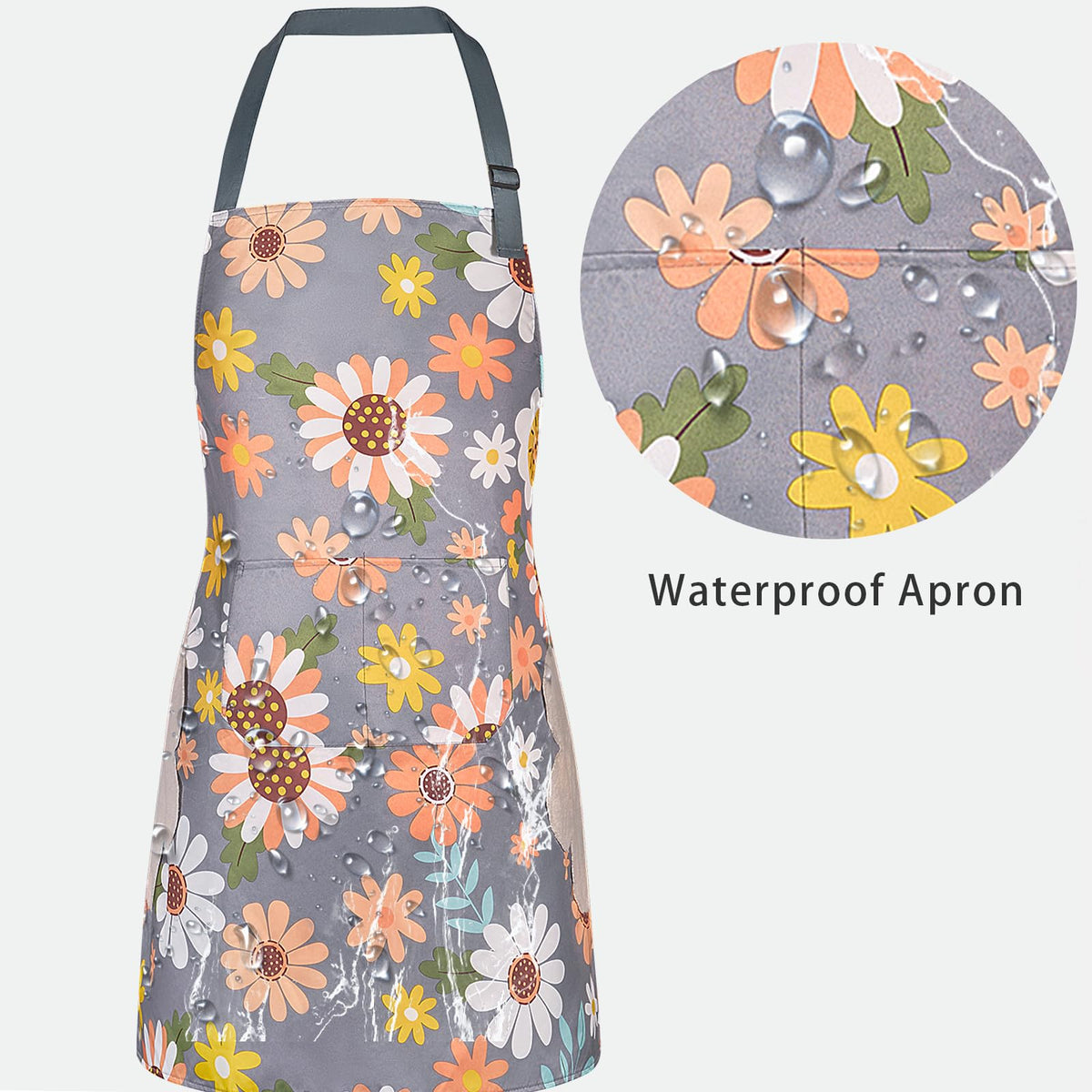 Two-pack bloom designs add charm to cooking and crafts.
