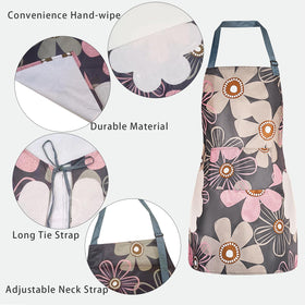 DILLMAN floral apron pattern showcasing bright flower designs for cheerful kitchen style