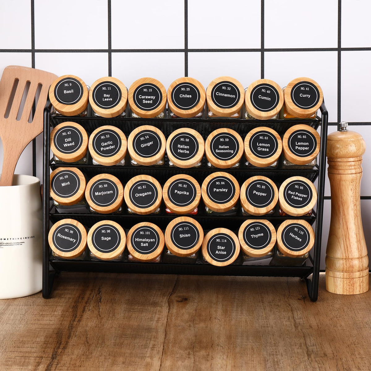 DIMBRAH labels and catalog simplify labeling and spice organization.