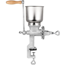 DIMEGON iron grain grinder hand crank side view for precise control