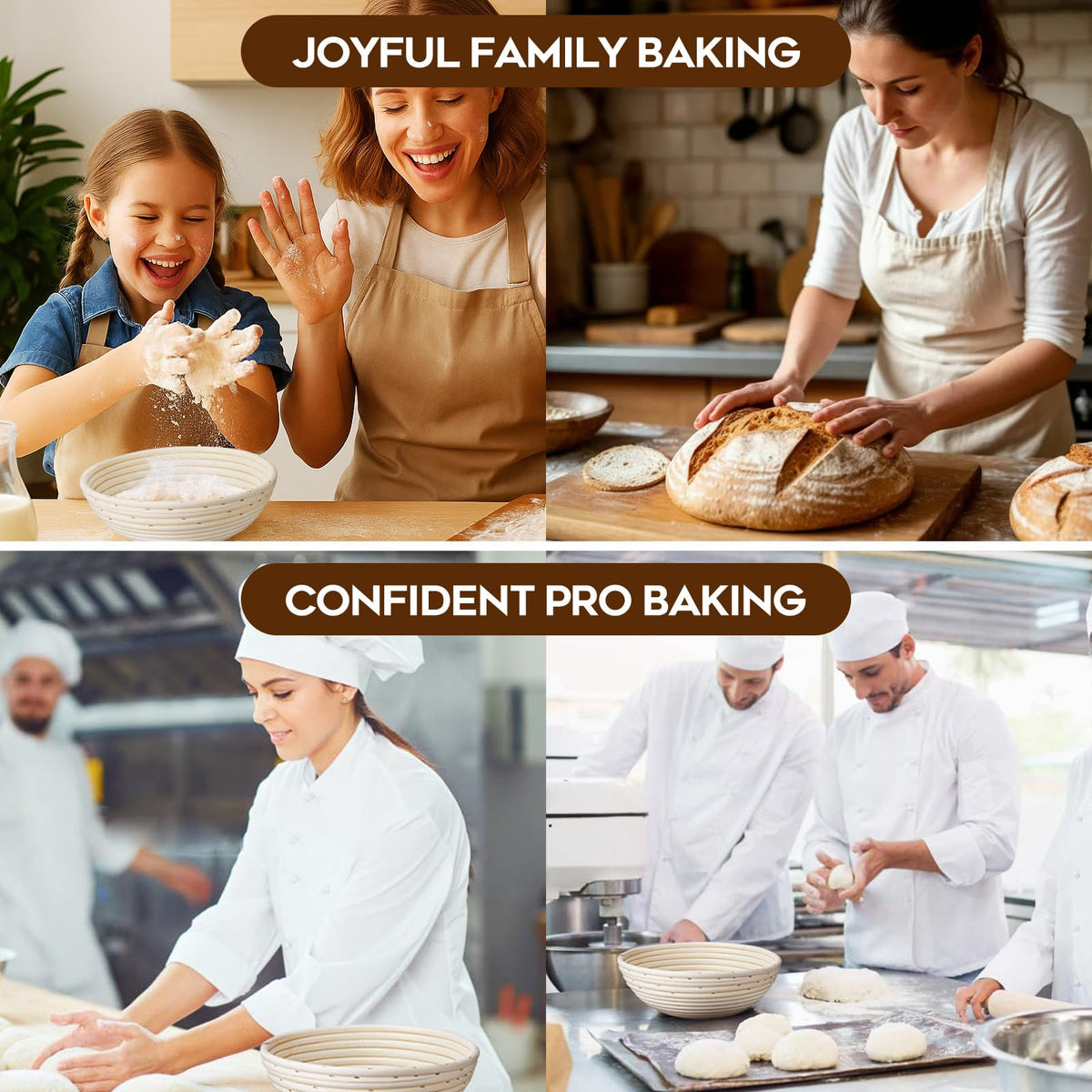Dimpola easy-clean banneton supports smooth dough release every bake