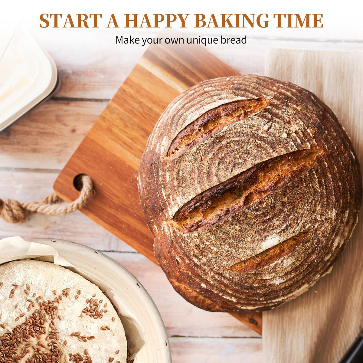 Liners aid easy release from the banneton for baking