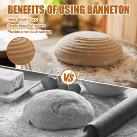 Lightweight, easy-clean setup for convenient bread proofing