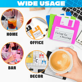 DIMROM non-absorbent desk coaster cleans quickly and resists moisture.