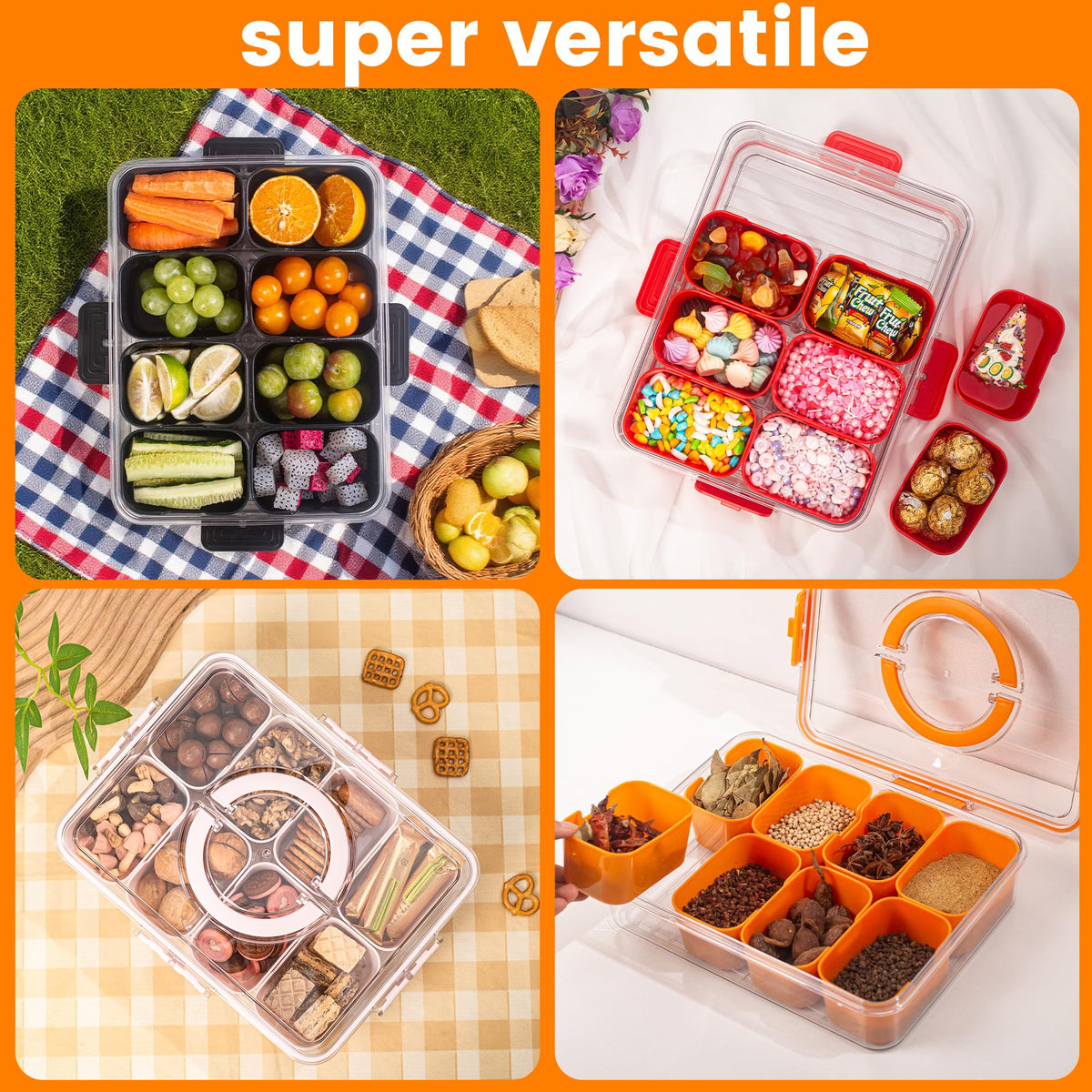 Dingerjar BPA-free clear plastic ensures durable, easy-to-clean snack storage