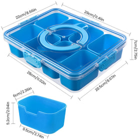 Dingerjar snackle box with compact design keeps snacks organized on the go.