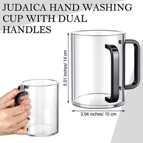 Dingion Negel Vasser cup 5-inch clear acrylic for rituals