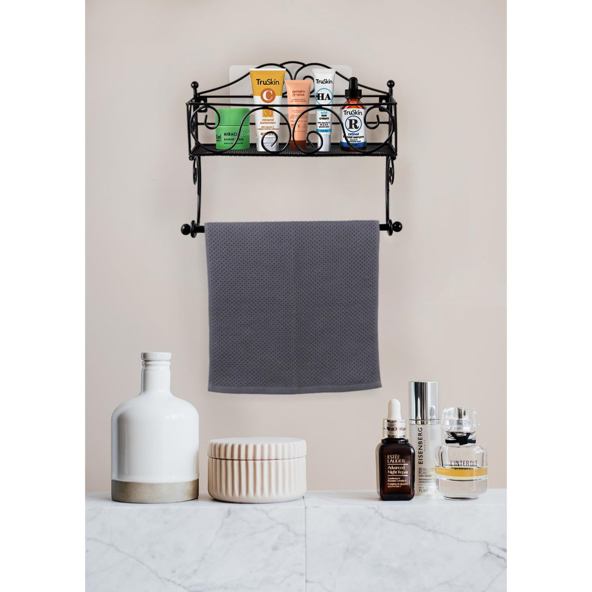 DINGTAI thickened metal frame for lasting durability in kitchen or bathroom.