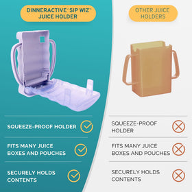 Dinneractive Sip Wiz dishwasher-safe components simplify cleanup after snacks.