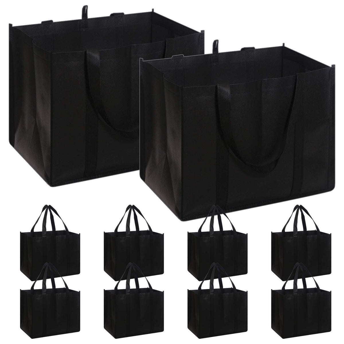 DIOMMELL reusable bags with large capacity suitable for groceries.