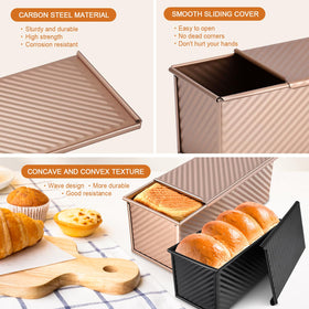 Dipanist rust-resistant carbon steel pan shown as durable bakeware.