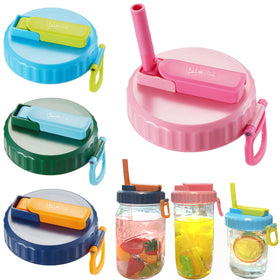 DIPESI Original Creator lid with hidden straw for mess-free sipping.