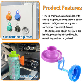 DIPESI silicone straw lids provide spill-free sipping on the go.