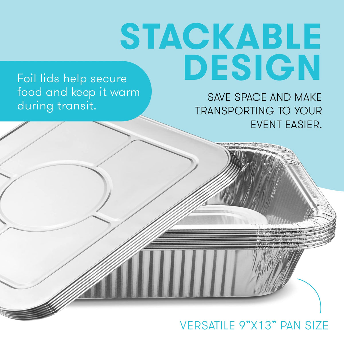 Diplastible lightweight buffet servers ideal for easy setup