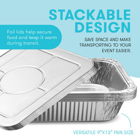Diplastible lightweight buffet servers ideal for easy setup