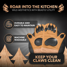 Disc Living Bear Paw mitt flexible fit accommodates different hand sizes