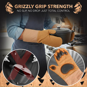 Disc Living Beast Glove silicone texture emphasizes durable, secure grip