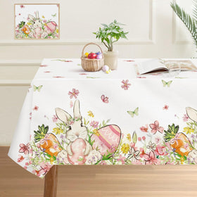 DISENB Easter Tablecloth bunny ears detail for festive table decor