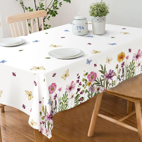 DISENB tablecloth with stain-resistant design for quick cleanup after meals