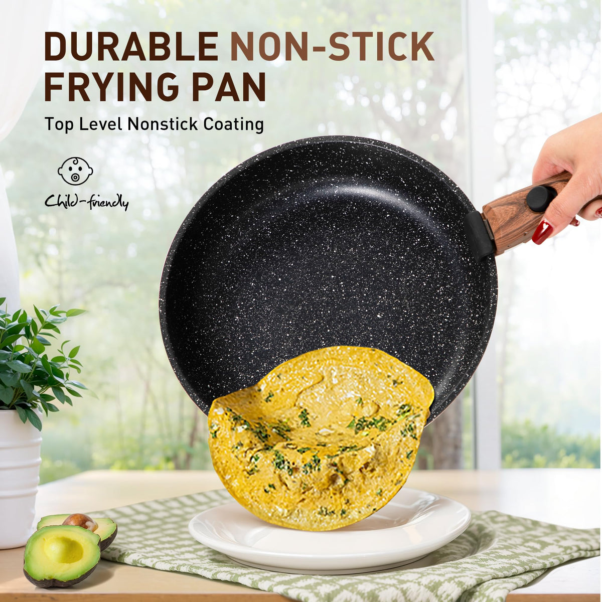 DishDelight induction-compatible cookware for even heating on all cooktops.