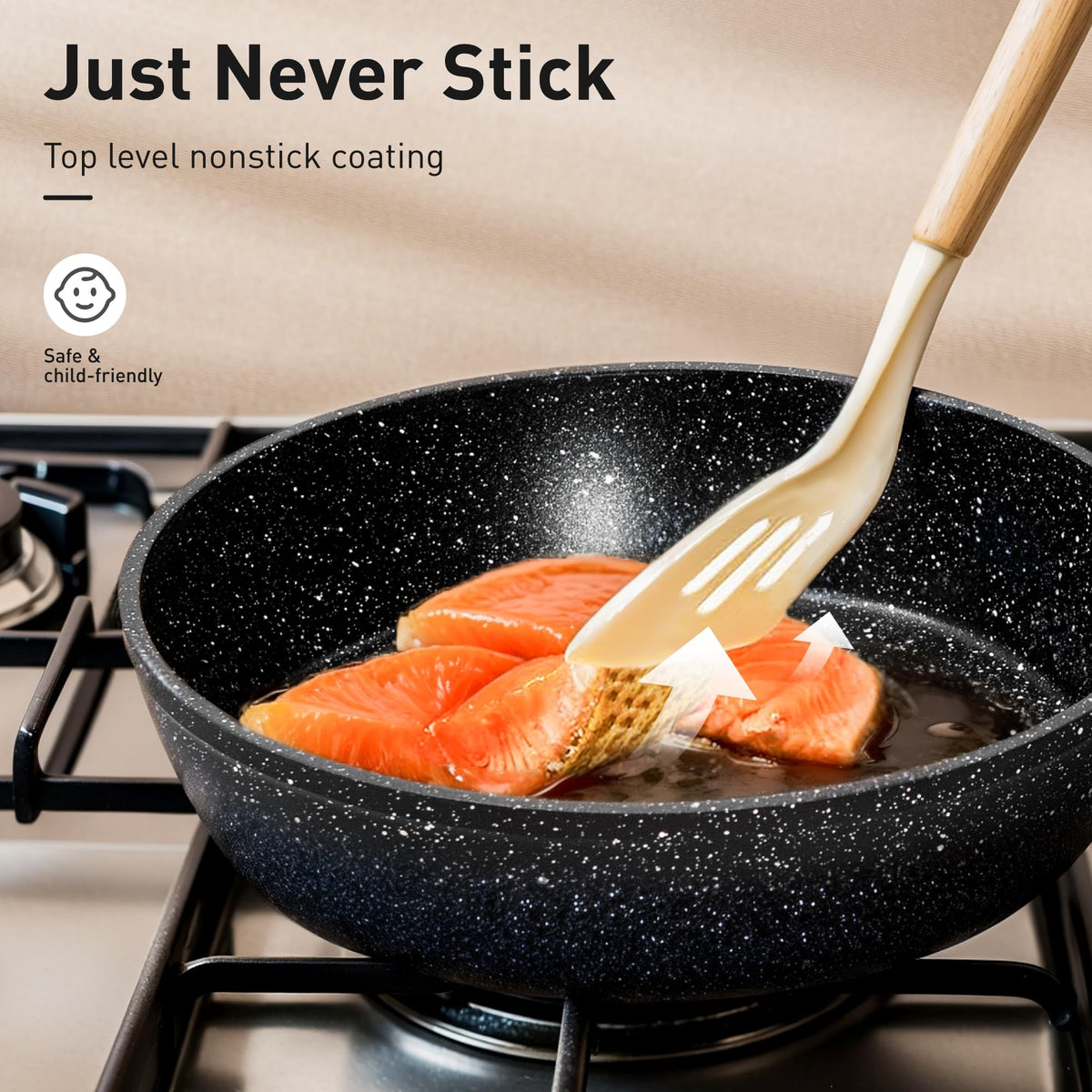DishDelight induction compatible cookware for fast, even heating on compatible stoves