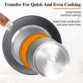 DishDelight lids included help trap moisture for simmering sauces