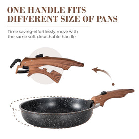 DishDelight nonstick surfaces for quick cleaning after cooking.