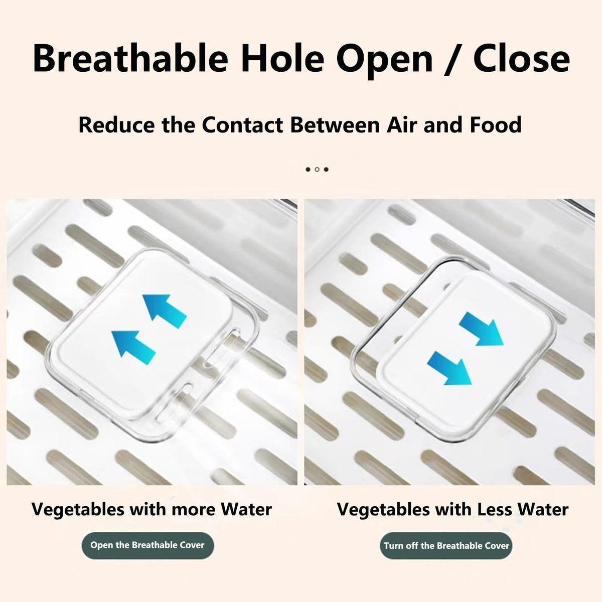 Diskary BPA-free plastic ensures durable, reusable fridge storage.