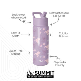 Disney Stitch design on a durable stainless steel kid's bottle for fun, everyday use