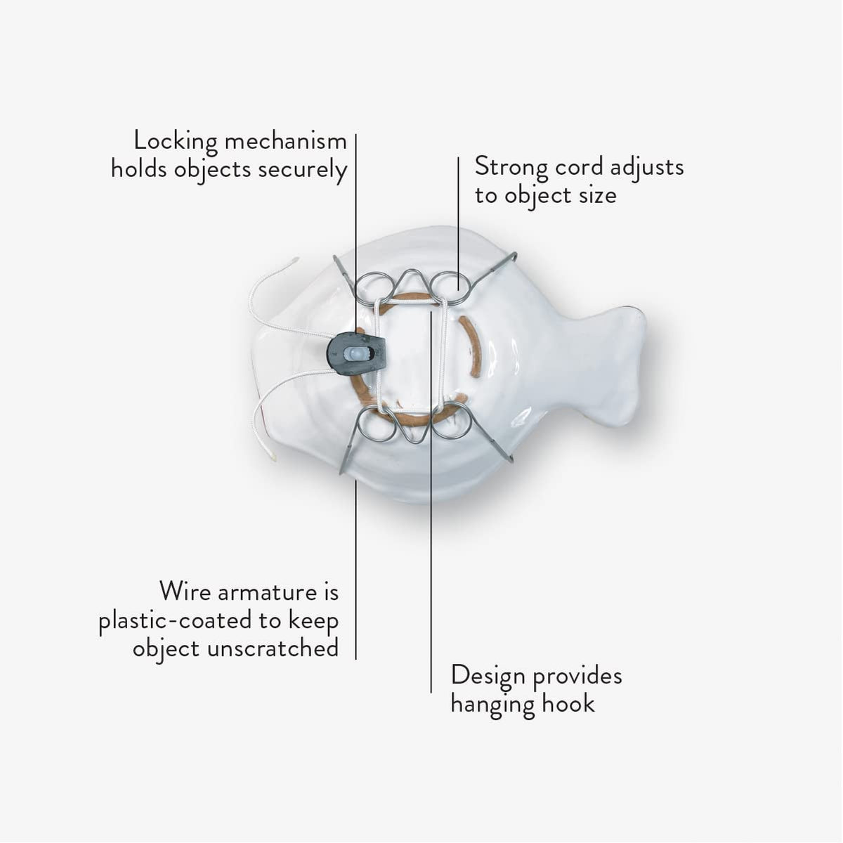 Display Buddie large wall plate hanger supports 14-22 inch platters for bold wall displays