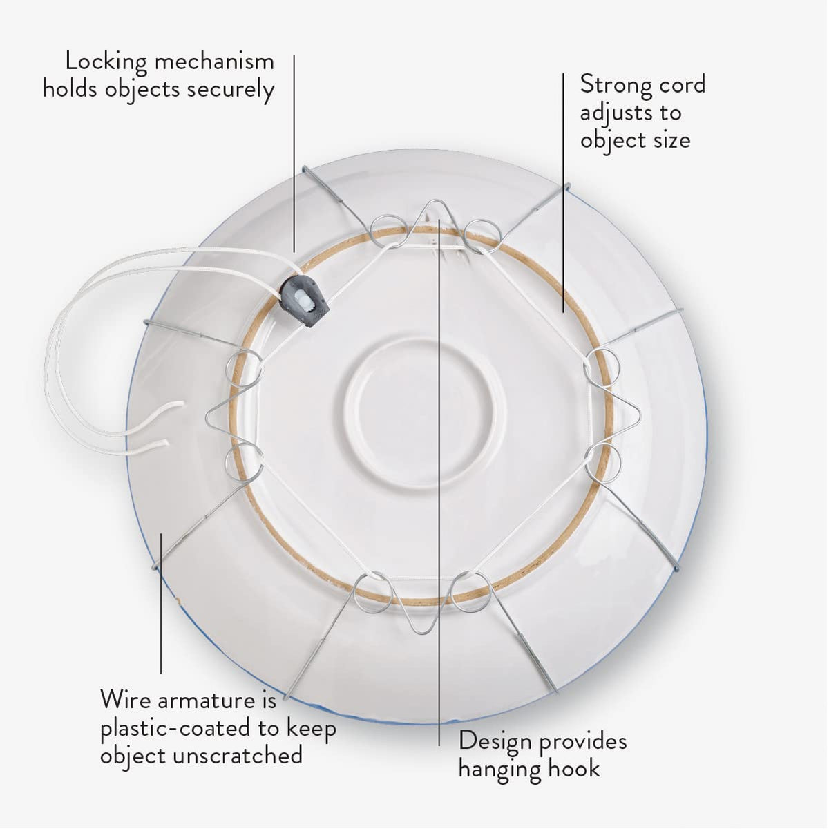 Display Buddie marine cord tension system keeps displays balanced.