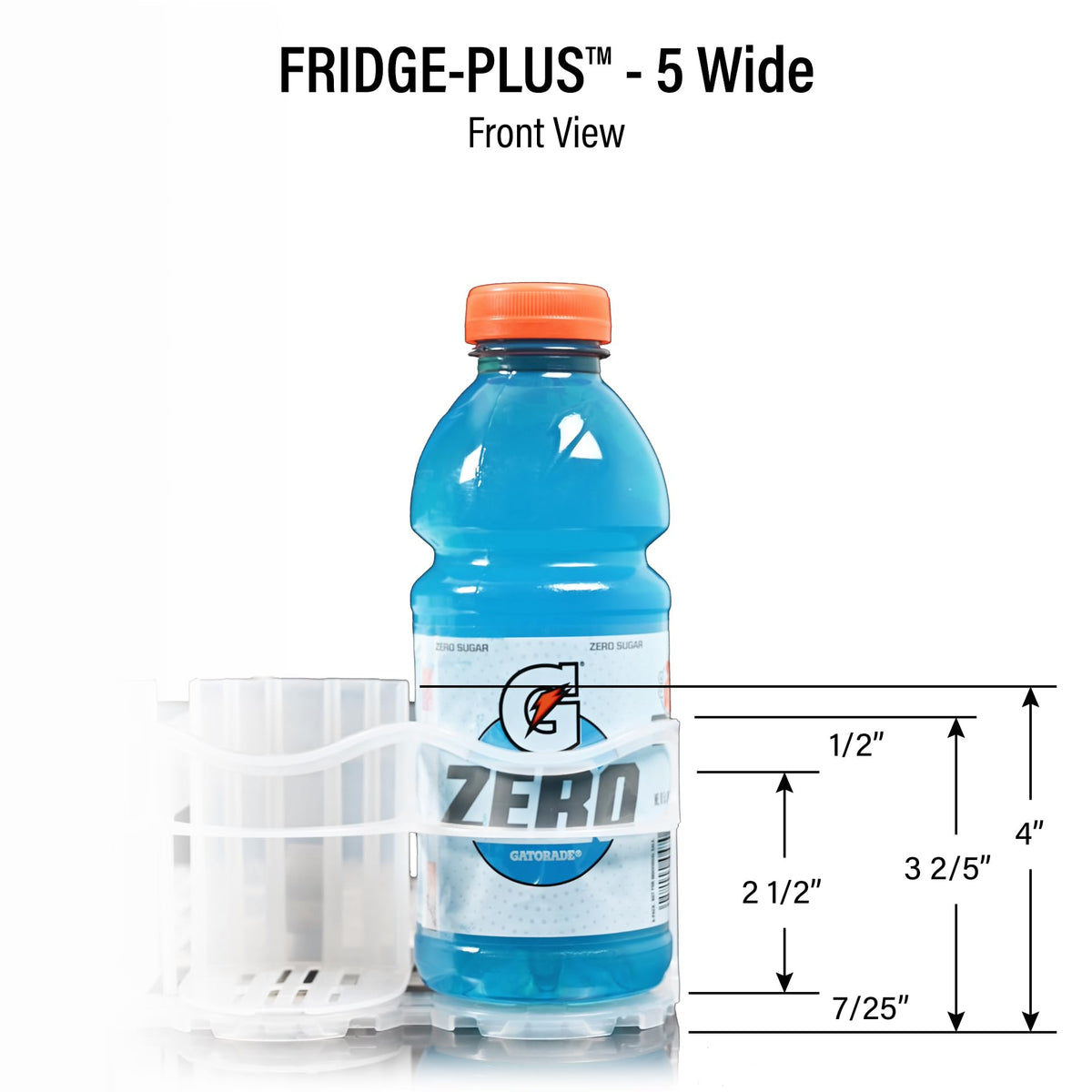 Display Technologies Fridge-Plus compact storage fits standard fridges for home use