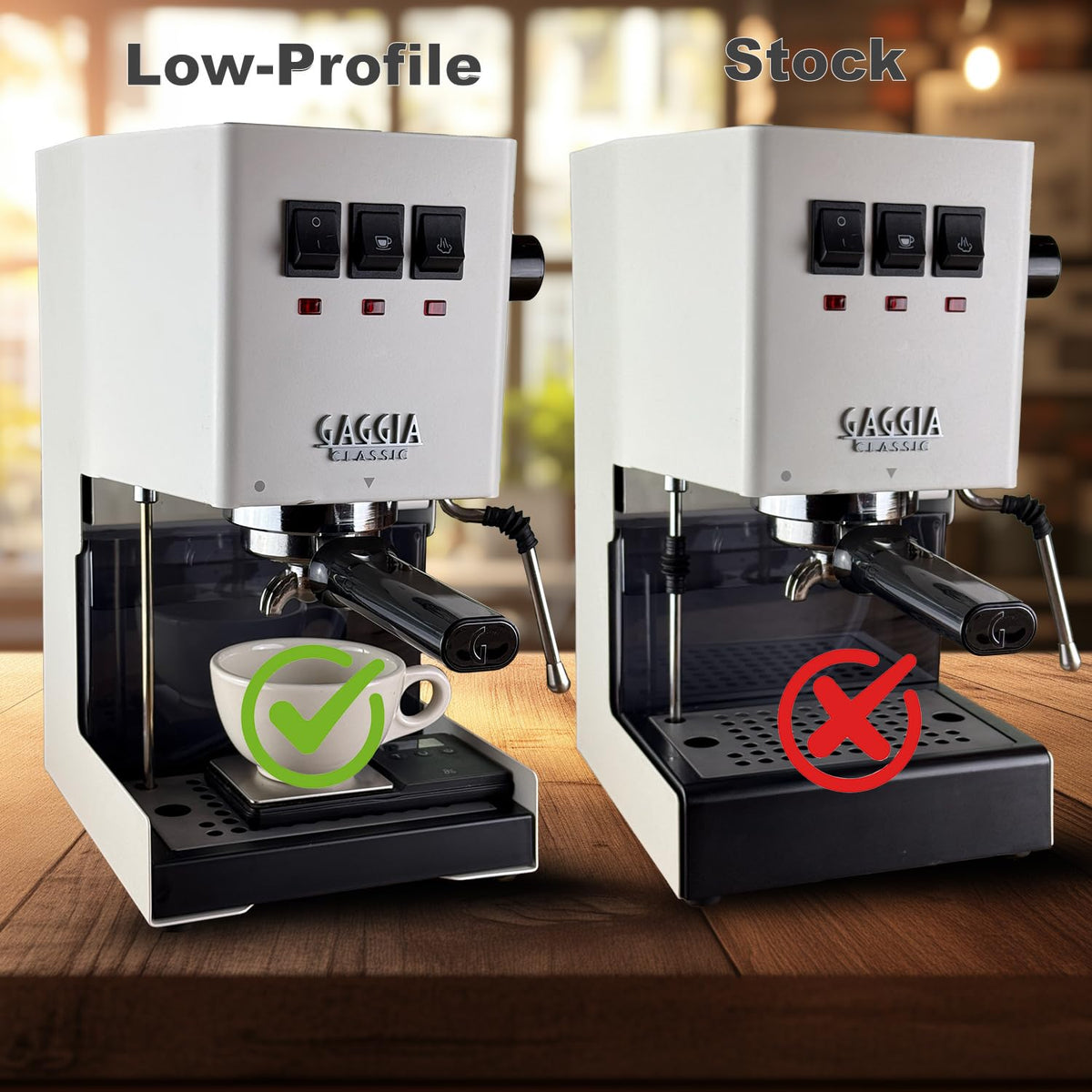 Distro Coffee Labs Gaggia Classic Pro compatibility with stock grid