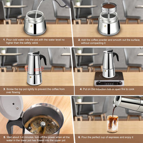 DITOSH elegant Italian coffee maker enhances daily coffee rituals