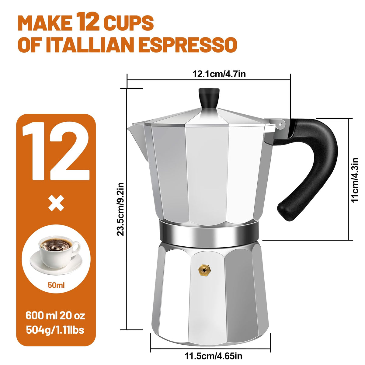 DITOSH flip top lid with heat resistant knob enables safe pouring