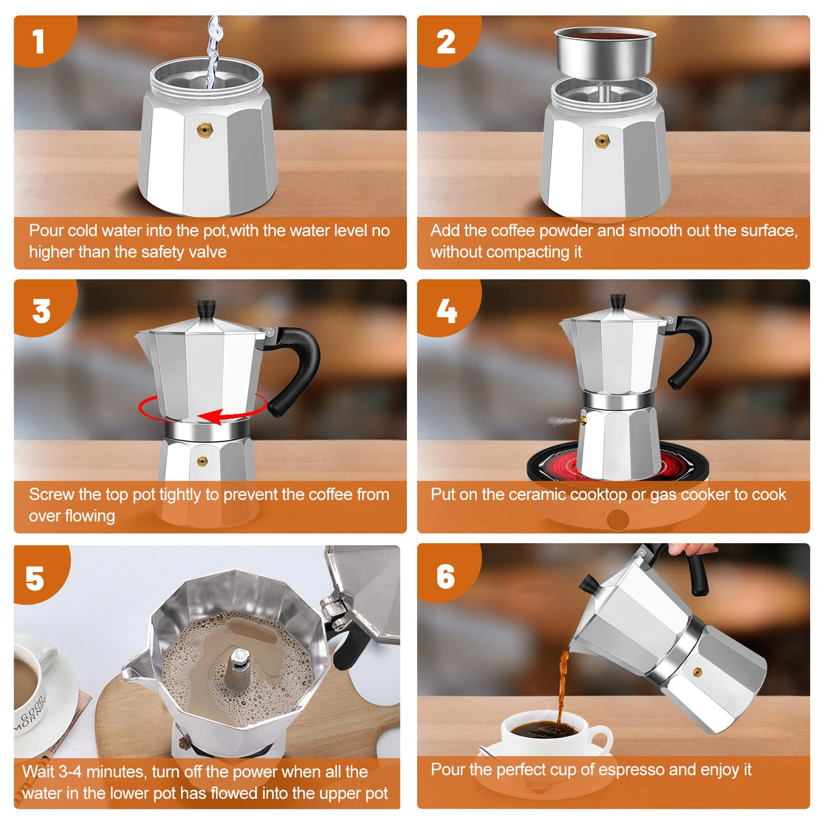DITOSH moka pot showcases Italian classic design and inviting aroma